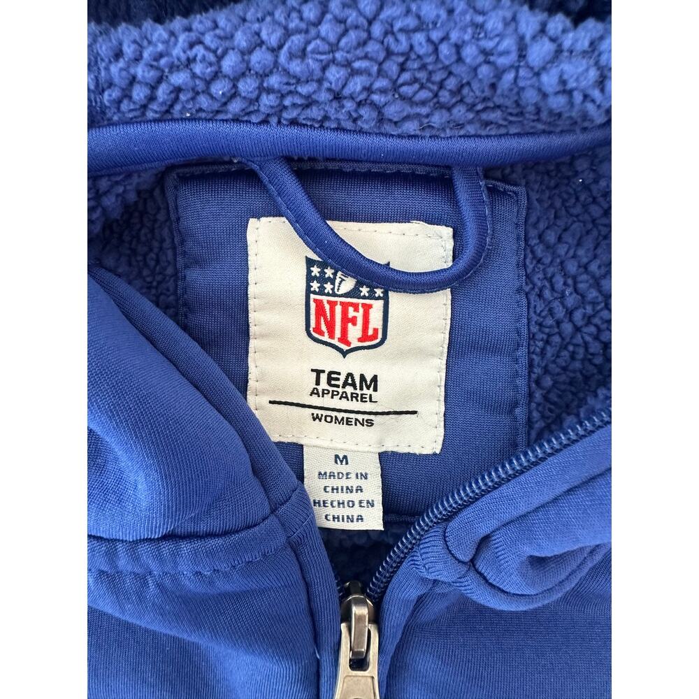 NFL Team Apparel Indianapolis Colts Women's Full-Zip Fleece Hoodie Size M - Picture 3 of 9